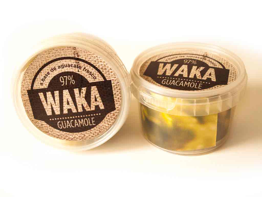 Guacamole WAKA packaging stickers